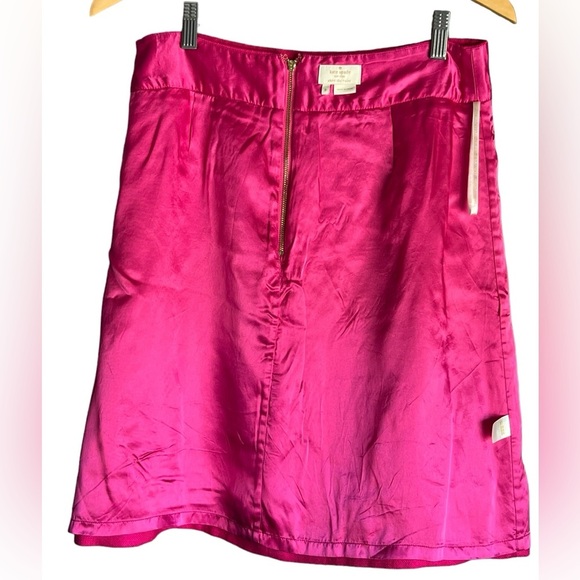 Kate Spade Skirt the Rules Delphina size 8 hot pink fuchsia EASTER SPRING - Picture 4 of 10